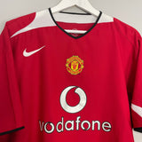 Shop 2004/06 MANCHESTER UNITED RONALDO #7 HOME SHIRT (XL) NIKE, classic football shirts, vintage football shirts & retro soccer jerseys at Cult Kits