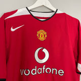 Shop 2004/06 MANCHESTER UNITED RONALDO #7 HOME SHIRT (XL) NIKE, classic football shirts, vintage football shirts & retro soccer jerseys at Cult Kits
