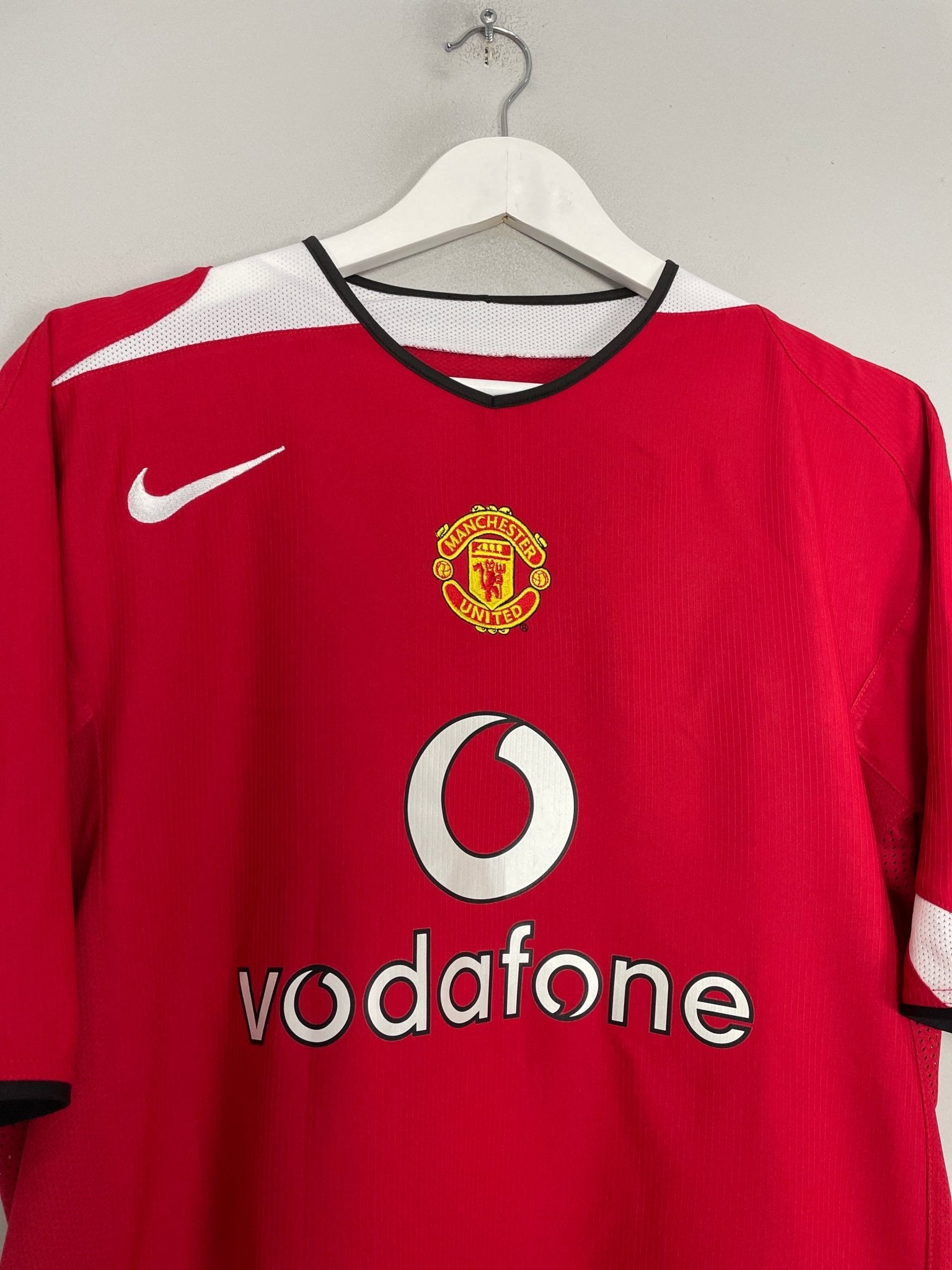 Shop 2004/06 MANCHESTER UNITED RONALDO #7 HOME SHIRT (XL) NIKE, classic football shirts, vintage football shirts & retro soccer jerseys at Cult Kits