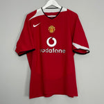 Shop 2004/06 MANCHESTER UNITED RONALDO #7 HOME SHIRT (XL) NIKE, classic football shirts, vintage football shirts & retro soccer jerseys at Cult Kits