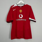 Shop 2004/06 MANCHESTER UNITED RONALDO #7 HOME SHIRT (XL) NIKE, classic football shirts, vintage football shirts & retro soccer jerseys at Cult Kits