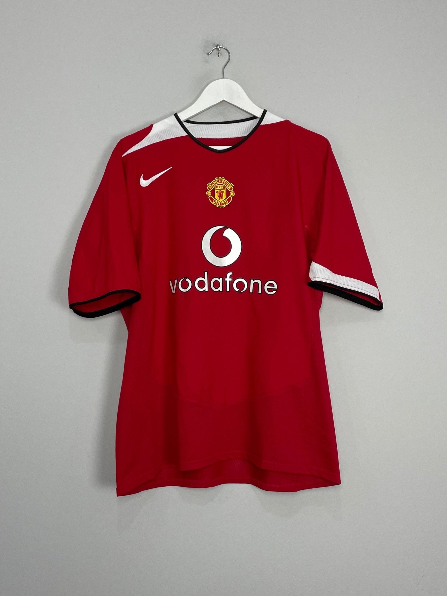 Shop 2004/06 MANCHESTER UNITED RONALDO #7 HOME SHIRT (XL) NIKE, classic football shirts, vintage football shirts & retro soccer jerseys at Cult Kits