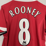 Shop 2004/06 MANCHESTER UNITED ROONEY #8 HOME SHIRT (S) NIKE, classic football shirts, vintage football shirts & retro soccer jerseys at Cult Kits