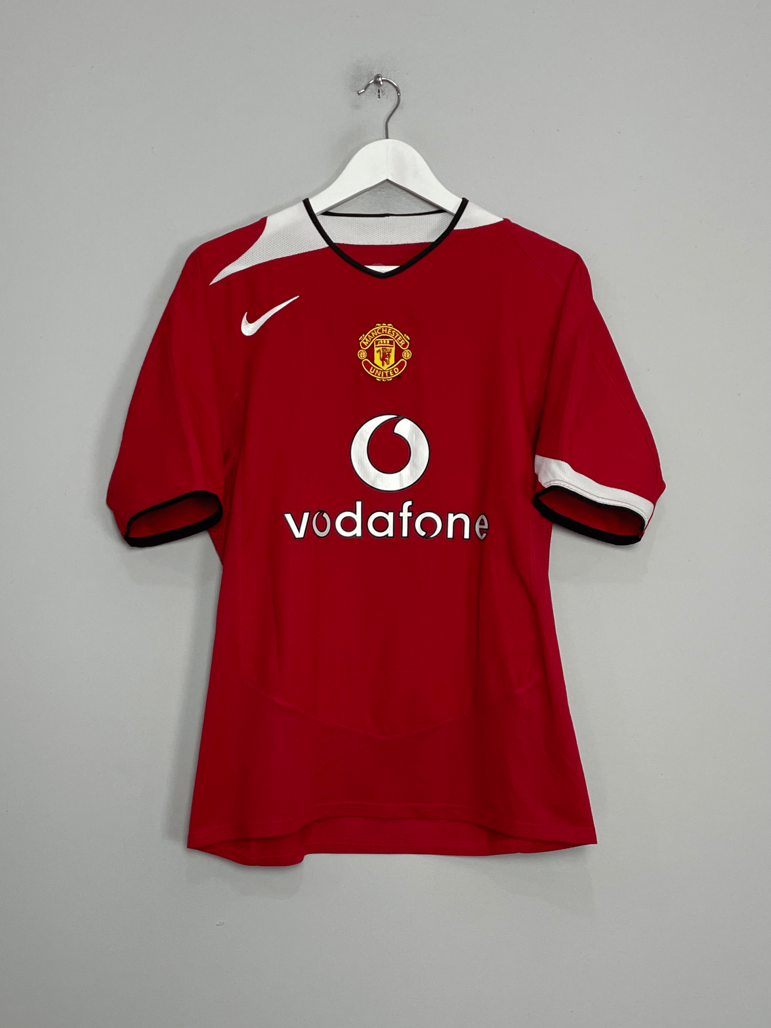 Shop 2004/06 MANCHESTER UNITED ROONEY #8 HOME SHIRT (S) NIKE, classic football shirts, vintage football shirts & retro soccer jerseys at Cult Kits