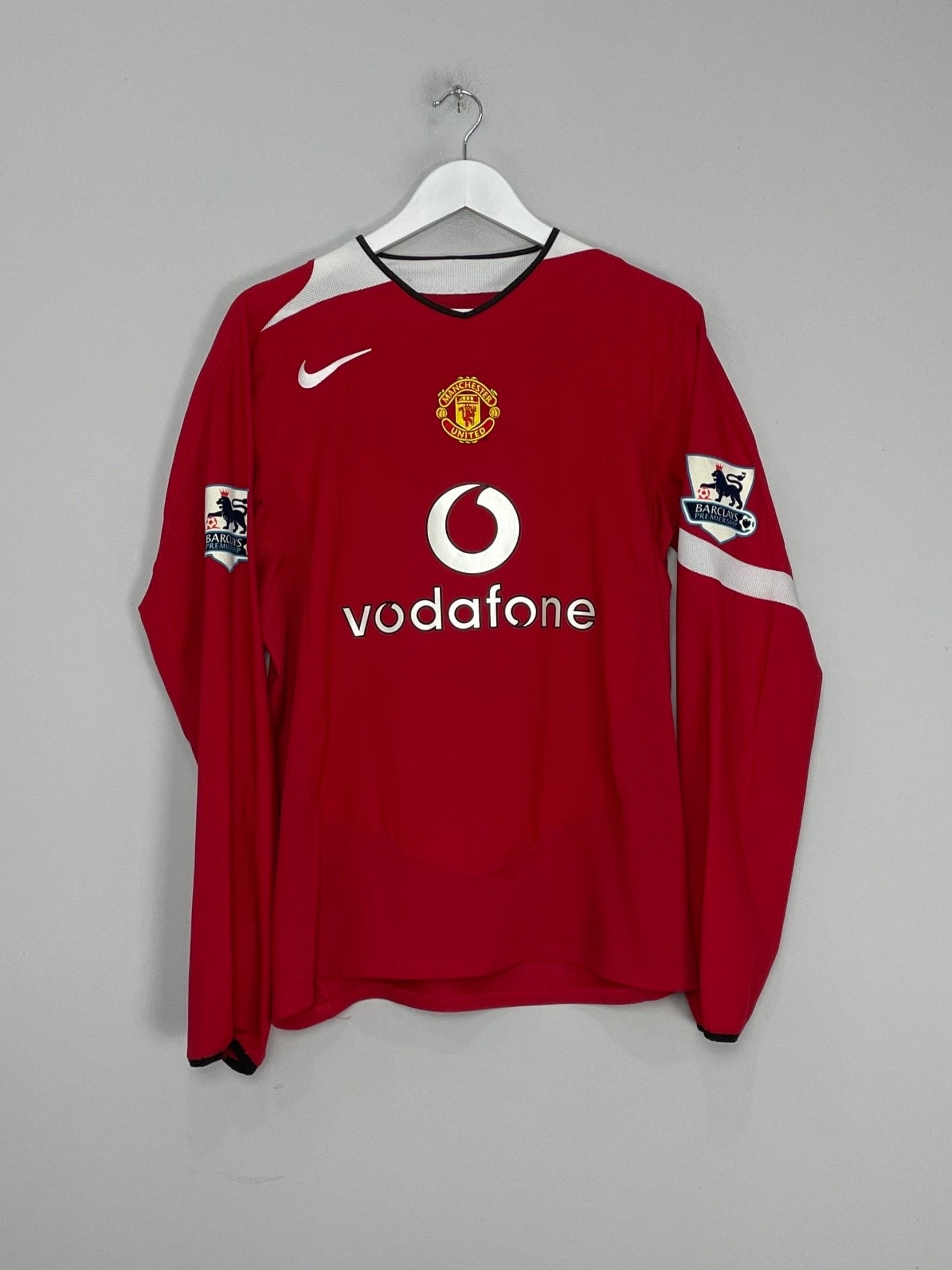 Shop 2004/06 MANCHESTER UNITED VAN NISTELROOY #10 L/S HOME SHIRT (M) NIKE, classic football shirts, vintage football shirts & retro soccer jerseys at Cult Kits