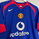 Shop 2004/06 MANCHESTER UNITED V.NISTELROOY #10 AWAY SHIRT (M) NIKE, classic football shirts, vintage football shirts & retro soccer jerseys at Cult Kits