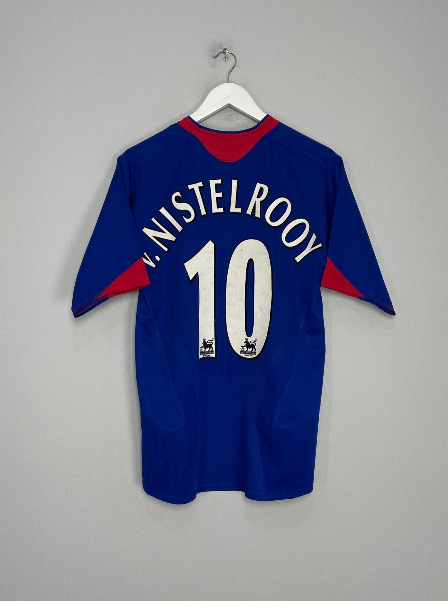 Shop 2004/06 MANCHESTER UNITED V.NISTELROOY #10 AWAY SHIRT (M) NIKE, classic football shirts, vintage football shirts & retro soccer jerseys at Cult Kits