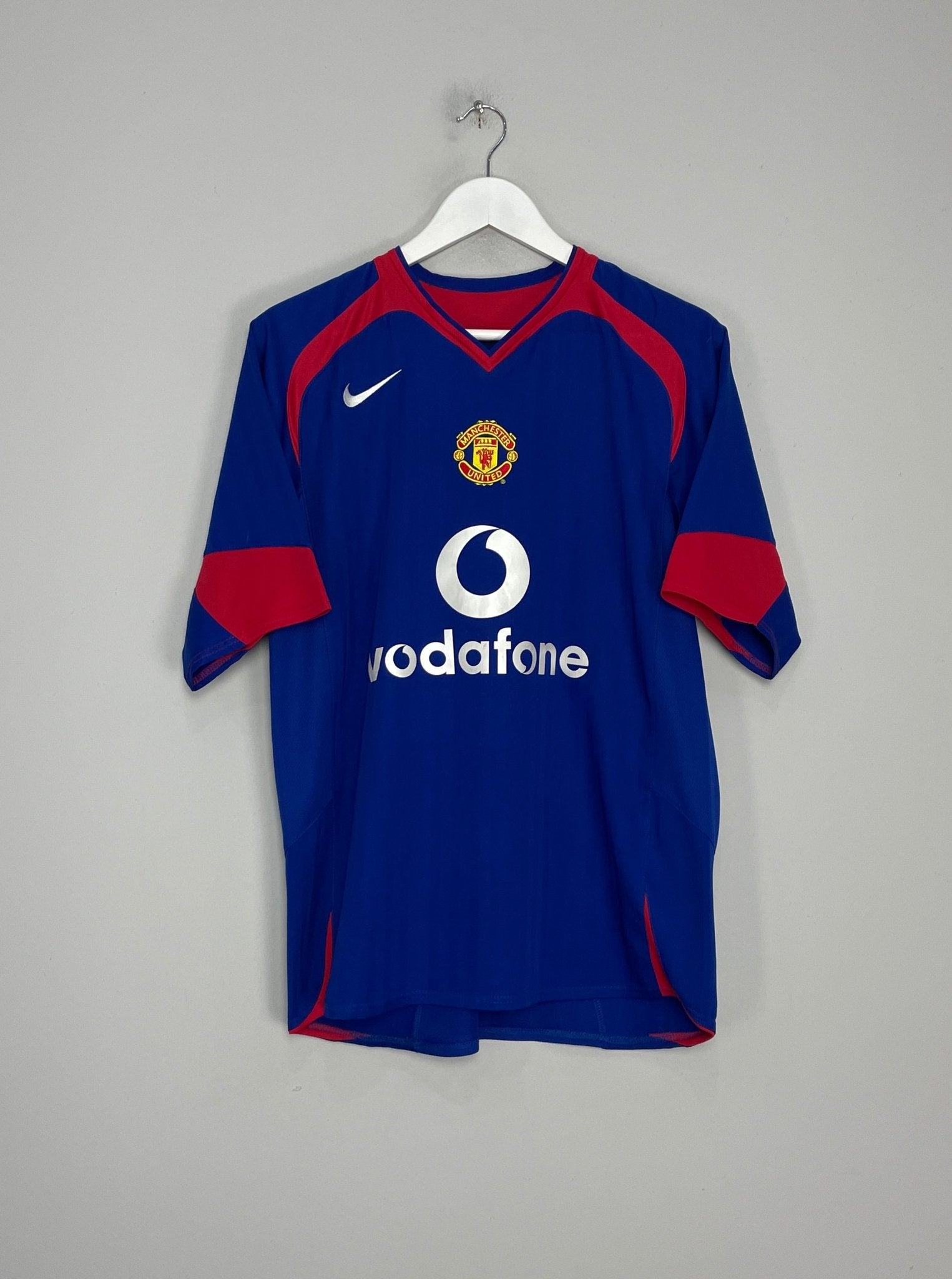 Shop 2004/06 MANCHESTER UNITED V.NISTELROOY #10 AWAY SHIRT (M) NIKE, classic football shirts, vintage football shirts & retro soccer jerseys at Cult Kits