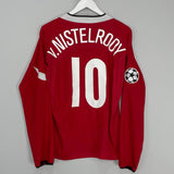 Shop 2004/06 MANCHESTER UNITED V.NISTELROOY #10 L/S C/L HOME SHIRT (M) NIKE, classic football shirts, vintage football shirts & retro soccer jerseys at Cult Kits