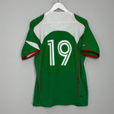 Shop 2004/06 MEXICO #19 HOME SHIRT (M) NIKE BASIC, classic football shirts, vintage football shirts & retro soccer jerseys at Cult Kits