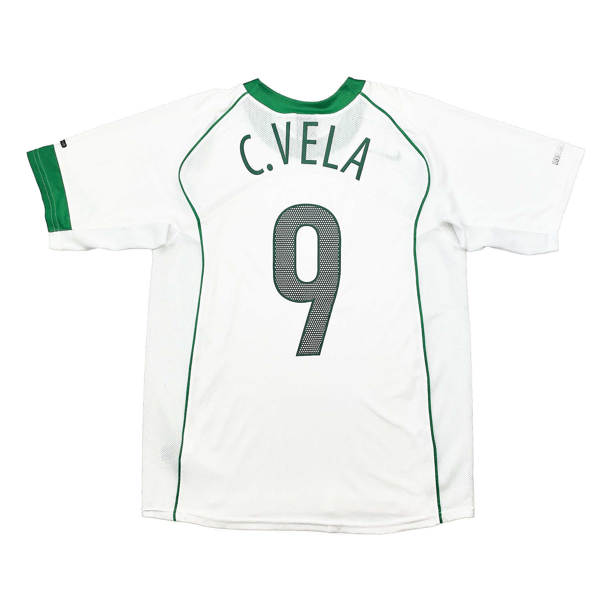 Buy 2004/06 Mexico C.Vela 9 Away Shirt (M) Nike ~ Free worldwide shipping available ~ Authentic Vintage Football Shirts from Cult Kits