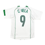 Buy 2004/06 Mexico C.Vela 9 Away Shirt (M) Nike ~ Free worldwide shipping ~ Authentic Vintage Football Shirts from Cult Kits