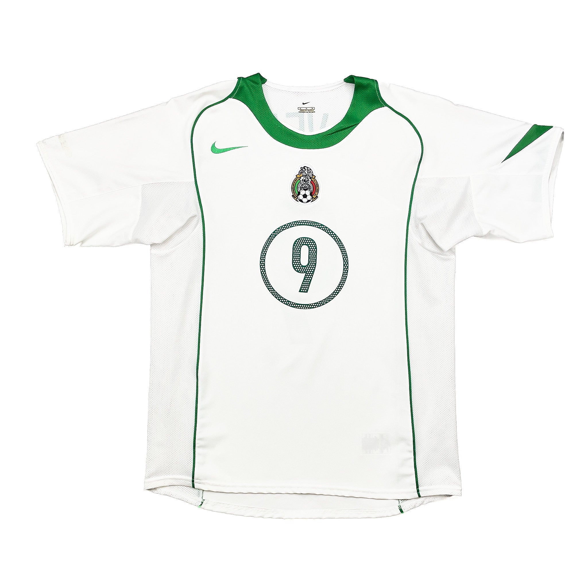 Buy 2004/06 Mexico C.Vela 9 Away Shirt (M) Nike ~ Free worldwide shipping ~ Authentic Vintage Football Shirts from Cult Kits