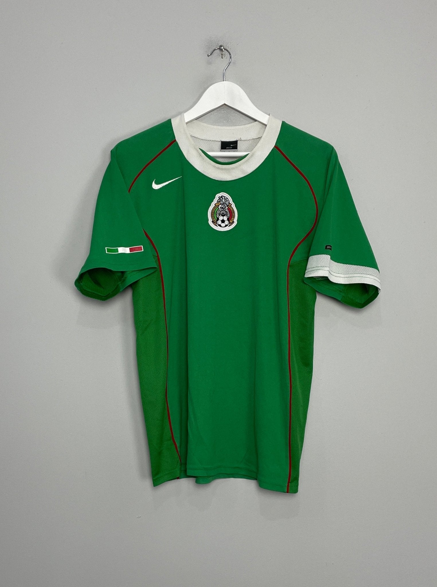 Shop 2004/06 MEXICO HOME SHIRT (M) NIKE, classic football shirts, vintage football shirts & retro soccer jerseys at Cult Kits