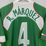 Shop 2004/06 MEXICO R.MARQUEZ #4 HOME SHIRT (L) NIKE, classic football shirts, vintage football shirts & retro soccer jerseys at Cult Kits