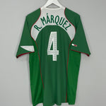 Shop 2004/06 MEXICO R.MARQUEZ #4 HOME SHIRT (L) NIKE, classic football shirts, vintage football shirts & retro soccer jerseys at Cult Kits