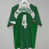 Shop 2004/06 MEXICO R.MARQUEZ #4 HOME SHIRT (L) NIKE, classic football shirts, vintage football shirts & retro soccer jerseys at Cult Kits