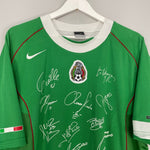 Shop 2004/06 MEXICO *SQUAD SIGNED* HOME SHIRT (XL) NIKE, classic football shirts, vintage football shirts & retro soccer jerseys at Cult Kits