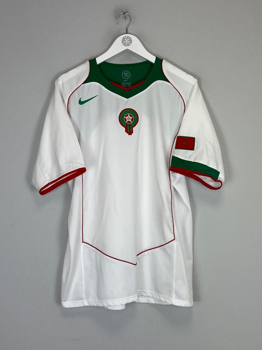 2004/06 MOROCCO AWAY SHIRT (L) NIKE - Cult Kits - Large - Buy Vintage Football Shirts, Authentic Retro Football Shirts For Sale, Classic Football Shirts & Soccer Jersey