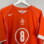 Shop 2004/06 NETHERLANDS DAVIDS #8 HOME SHIRT (L) NIKE, classic football shirts, vintage football shirts & retro soccer jerseys at Cult Kits