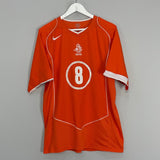 Shop 2004/06 NETHERLANDS DAVIDS #8 HOME SHIRT (L) NIKE, classic football shirts, vintage football shirts & retro soccer jerseys at Cult Kits
