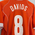 Shop 2004/06 NETHERLANDS DAVIDS #8 HOME SHIRT (L) NIKE, classic football shirts, vintage football shirts & retro soccer jerseys at Cult Kits