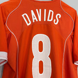 Shop 2004/06 NETHERLANDS DAVIDS #8 HOME SHIRT (L) NIKE, classic football shirts, vintage football shirts & retro soccer jerseys at Cult Kits