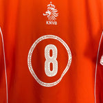 Shop 2004/06 NETHERLANDS DAVIDS #8 HOME SHIRT (L) NIKE, classic football shirts, vintage football shirts & retro soccer jerseys at Cult Kits