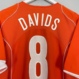 Shop 2004/06 NETHERLANDS DAVIDS #8 HOME SHIRT (L) NIKE, classic football shirts, vintage football shirts & retro soccer jerseys at Cult Kits