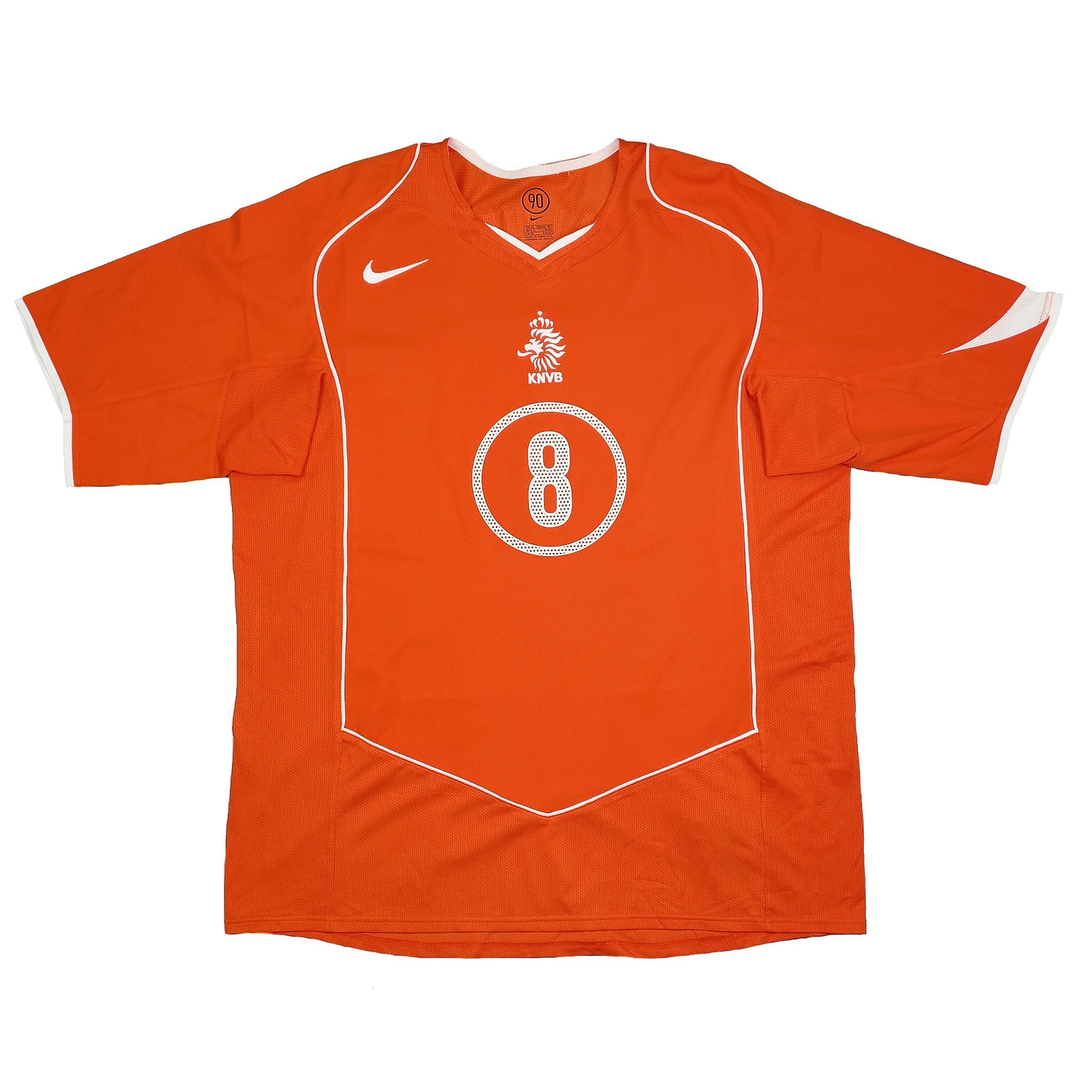 Buy 2004/06 NETHERLANDS DAVIDS 8 HOME SHIRT (XL) NIKE ~ Free worldwide shipping available ~ Authentic Vintage Football Shirts from Cult Kits