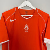 Shop 2004/06 NETHERLANDS HOME SHIRT (M) NIKE, classic football shirts, vintage football shirts & retro soccer jerseys at Cult Kits