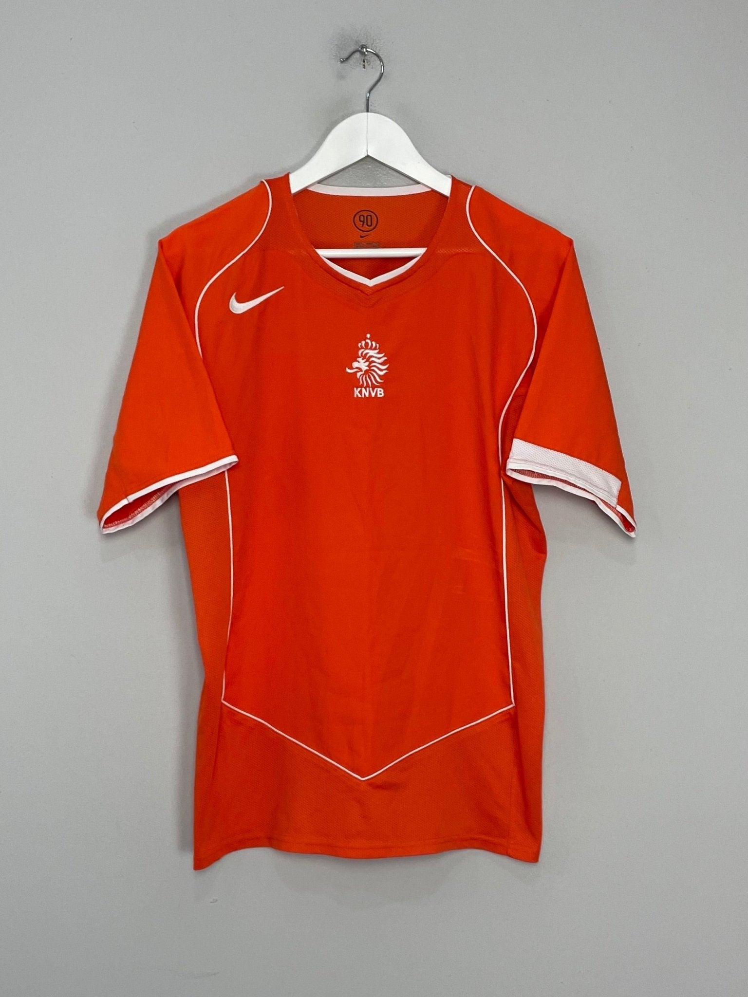 Shop 2004/06 NETHERLANDS HOME SHIRT (M) NIKE, classic football shirts, vintage football shirts & retro soccer jerseys at Cult Kits