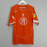 Shop 2004/06 NETHERLANDS ROBBEN #19 HOME SHIRT (L) NIKE, classic football shirts, vintage football shirts & retro soccer jerseys at Cult Kits