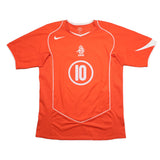 Buy 2004/06 Netherlands Van Nistelrooy 10 Home Shirt (M) Nike ~ Free worldwide shipping ~ Authentic Vintage Football Shirts from Cult Kits