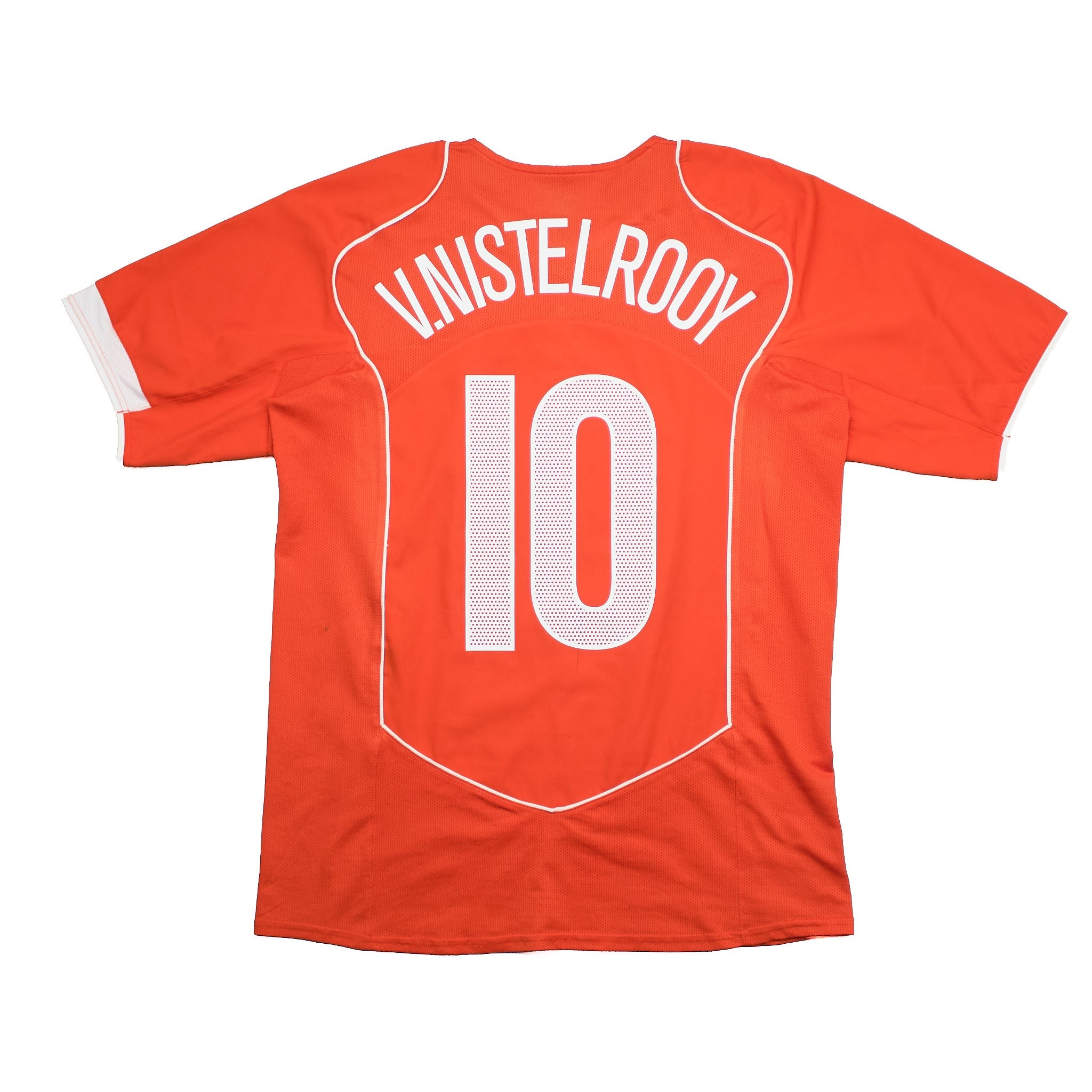 Buy 2004/06 Netherlands Van Nistelrooy 10 Home Shirt (M) Nike ~ Free worldwide shipping ~ Authentic Vintage Football Shirts from Cult Kits