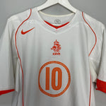 Shop 2004/06 NETHERLANDS V.NISTELROOY #10 AWAY SHIRT (L) NIKE, classic football shirts, vintage football shirts & retro soccer jerseys at Cult Kits