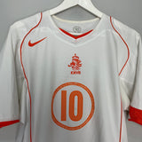 Shop 2004/06 NETHERLANDS V.NISTELROOY #10 AWAY SHIRT (L) NIKE, classic football shirts, vintage football shirts & retro soccer jerseys at Cult Kits