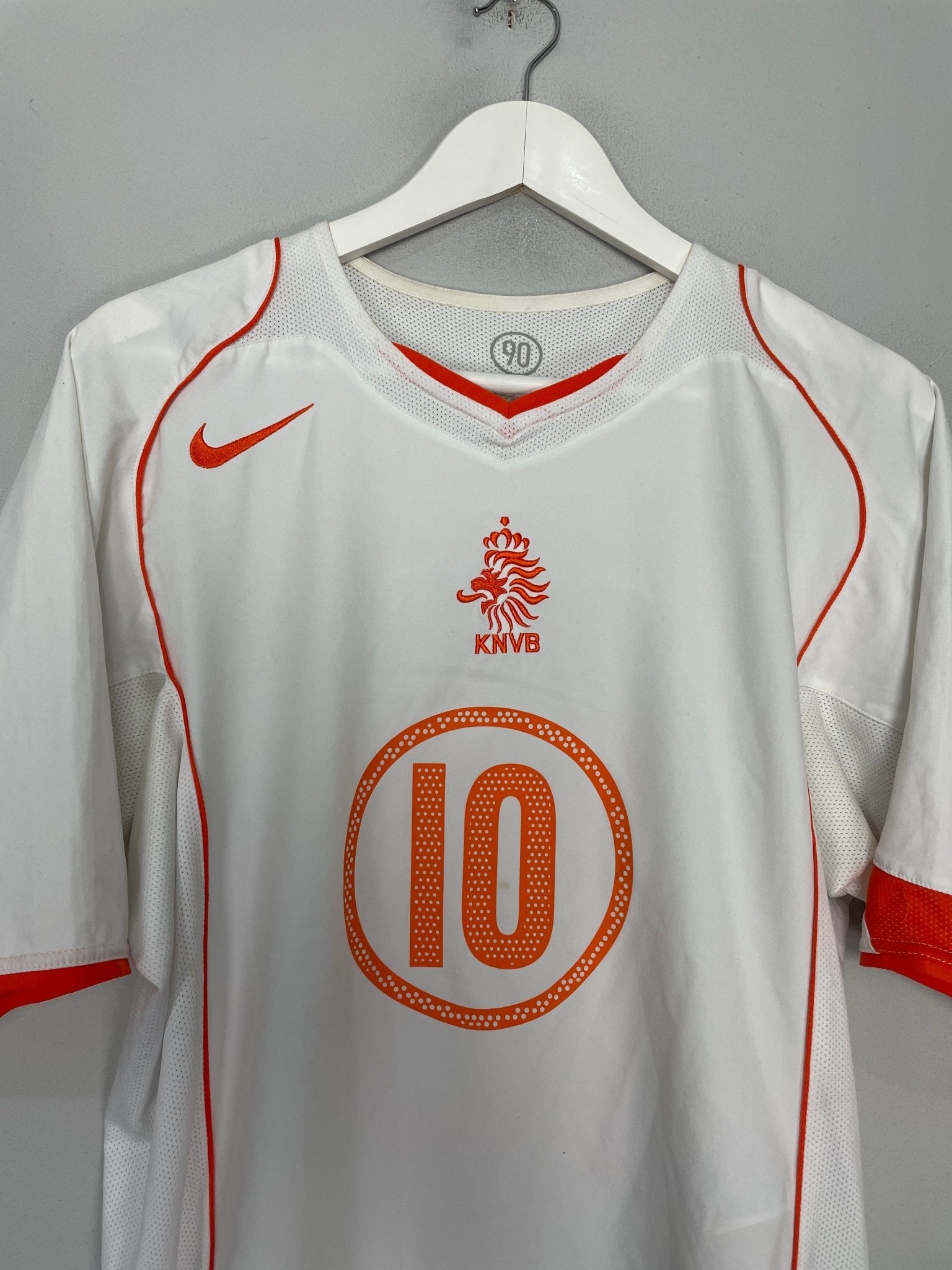 Shop 2004/06 NETHERLANDS V.NISTELROOY #10 AWAY SHIRT (L) NIKE, classic football shirts, vintage football shirts & retro soccer jerseys at Cult Kits