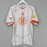 Shop 2004/06 NETHERLANDS V.NISTELROOY #10 AWAY SHIRT (L) NIKE, classic football shirts, vintage football shirts & retro soccer jerseys at Cult Kits