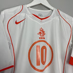 Shop 2004/06 NETHERLANDS V.NISTELROOY #10 AWAY SHIRT (L) NIKE, classic football shirts, vintage football shirts & retro soccer jerseys at Cult Kits
