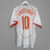 Shop 2004/06 NETHERLANDS V.NISTELROOY #10 AWAY SHIRT (L) NIKE, classic football shirts, vintage football shirts & retro soccer jerseys at Cult Kits