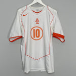 Shop 2004/06 NETHERLANDS V.NISTELROOY #10 AWAY SHIRT (L) NIKE, classic football shirts, vintage football shirts & retro soccer jerseys at Cult Kits
