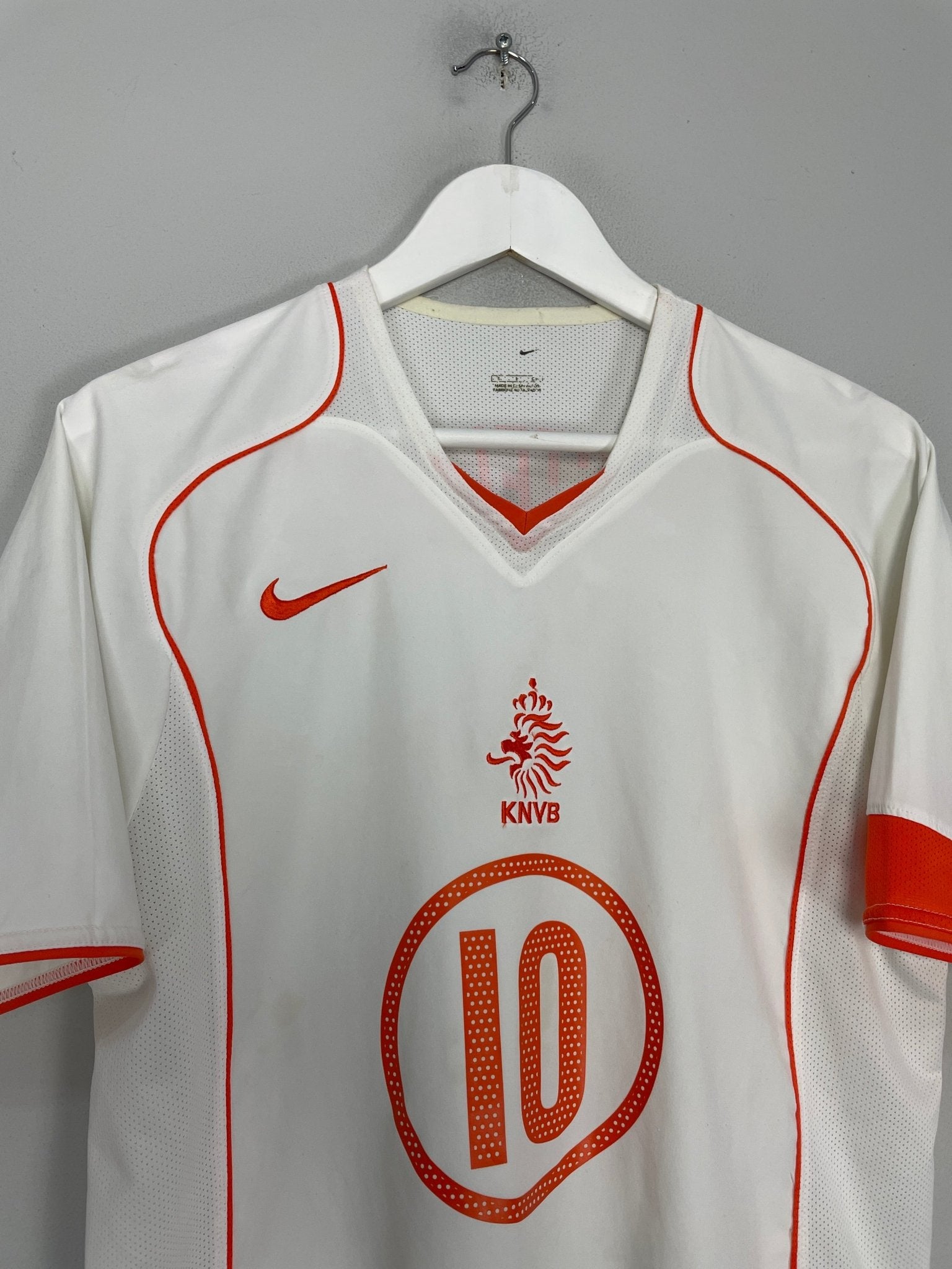 Shop 2004/06 NETHERLANDS V.NISTELROOY #10 AWAY SHIRT (S) NIKE, classic football shirts, vintage football shirts & retro soccer jerseys at Cult Kits