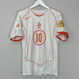 Shop 2004/06 NETHERLANDS V.NISTELROOY #10 AWAY SHIRT (S) NIKE, classic football shirts, vintage football shirts & retro soccer jerseys at Cult Kits