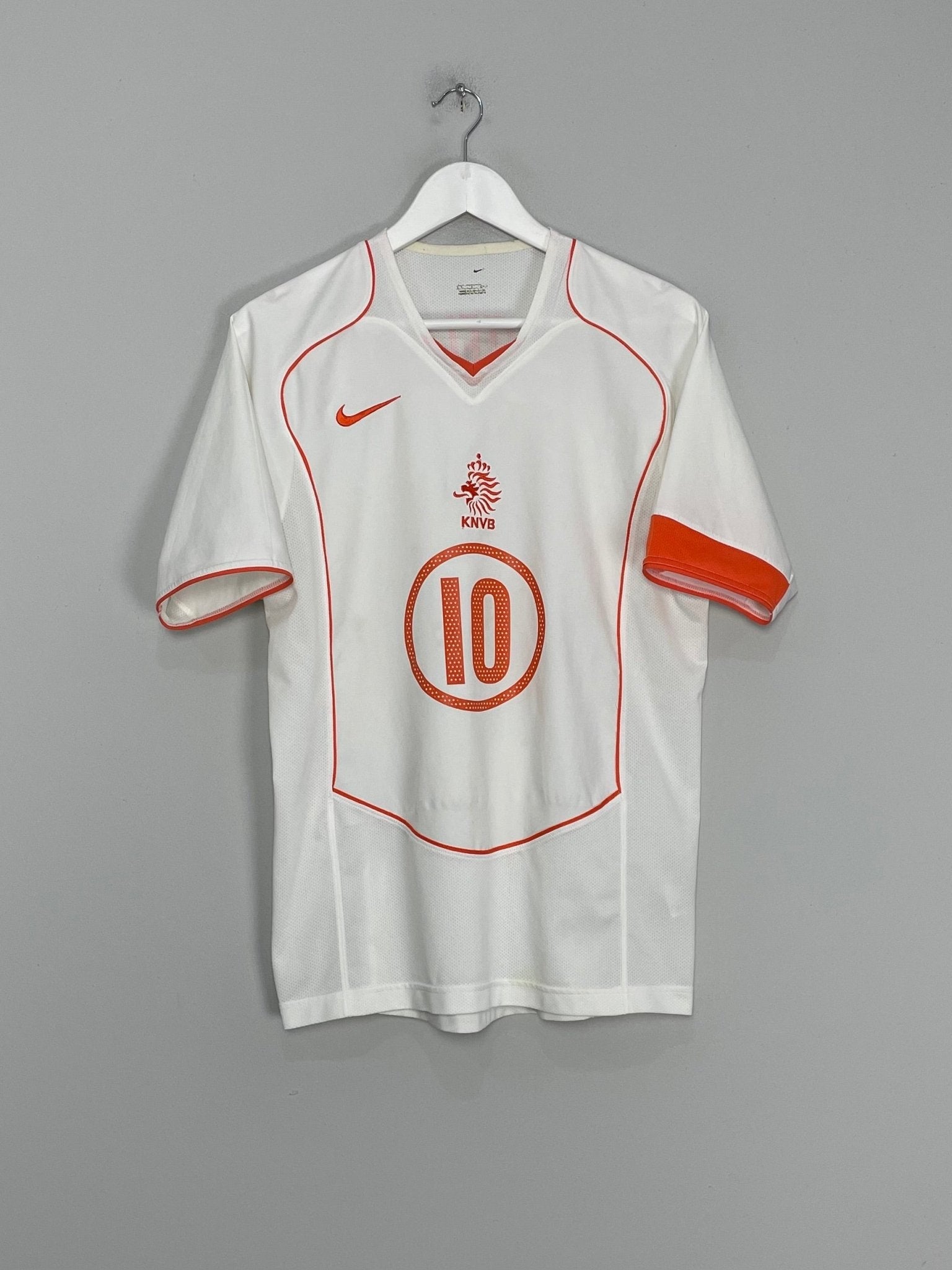 Shop 2004/06 NETHERLANDS V.NISTELROOY #10 AWAY SHIRT (S) NIKE, classic football shirts, vintage football shirts & retro soccer jerseys at Cult Kits