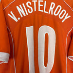 Shop 2004/06 NETHERLANDS V.NISTELROOY #10 HOME SHIRT (L) NIKE, classic football shirts, vintage football shirts & retro soccer jerseys at Cult Kits