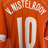 Shop 2004/06 NETHERLANDS V.NISTELROOY #10 HOME SHIRT (L) NIKE, classic football shirts, vintage football shirts & retro soccer jerseys at Cult Kits