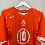 Shop 2004/06 NETHERLANDS V.NISTELROOY #10 HOME SHIRT (L) NIKE, classic football shirts, vintage football shirts & retro soccer jerseys at Cult Kits