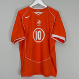 Shop 2004/06 NETHERLANDS V.NISTELROOY #10 HOME SHIRT (L) NIKE, classic football shirts, vintage football shirts & retro soccer jerseys at Cult Kits