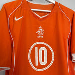 Shop 2004/06 NETHERLANDS V.NISTELROOY #10 HOME SHIRT (L) NIKE, classic football shirts, vintage football shirts & retro soccer jerseys at Cult Kits